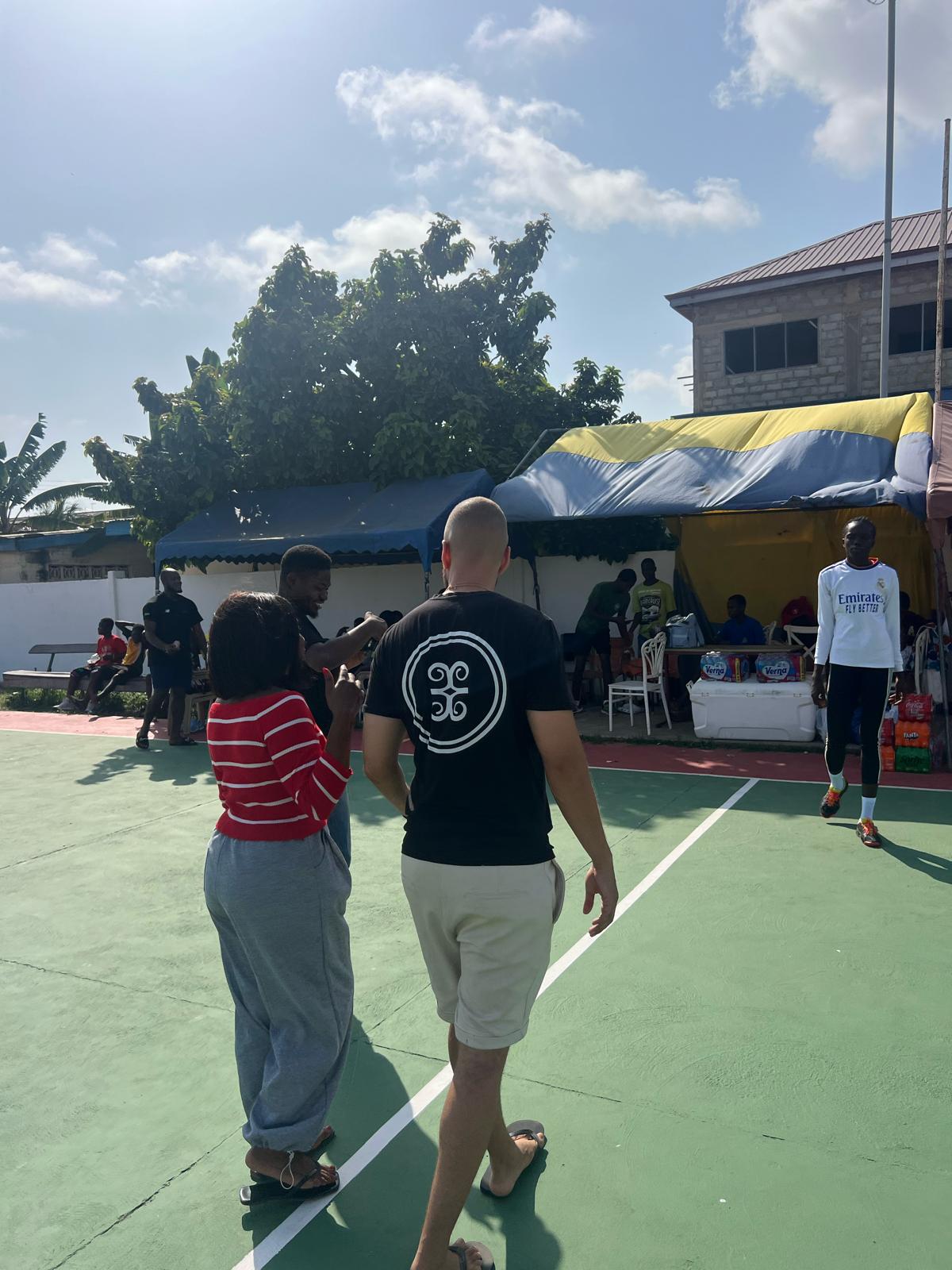 Humble Royals on the court in Accra